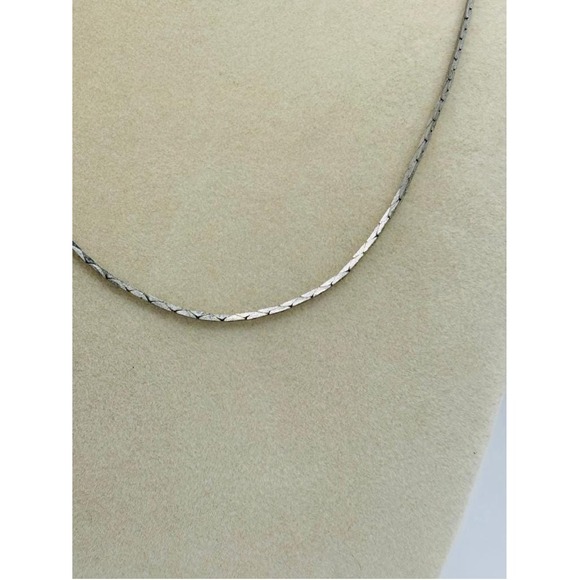 Act II Silver Tone‎ Chain Necklace – 17.5" - Picture 2 of 5